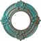 Ekena Millwork Benson Ceiling Medallion (Fits Canopies up to 4 1/8"), 9"OD x 4 1/8"ID x 5/8"P, Copper Green Patina CM09BNCGS - alternate 1